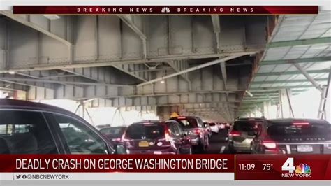 accident on gwb today|Early morning crash on George Washington Bridge injures 5, 2。